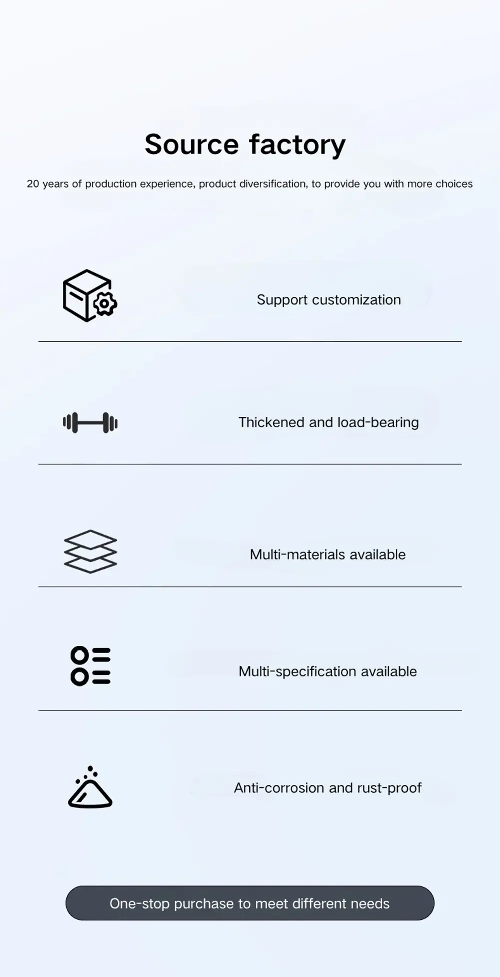 In Line Hinge Stainless Steel Lift Off