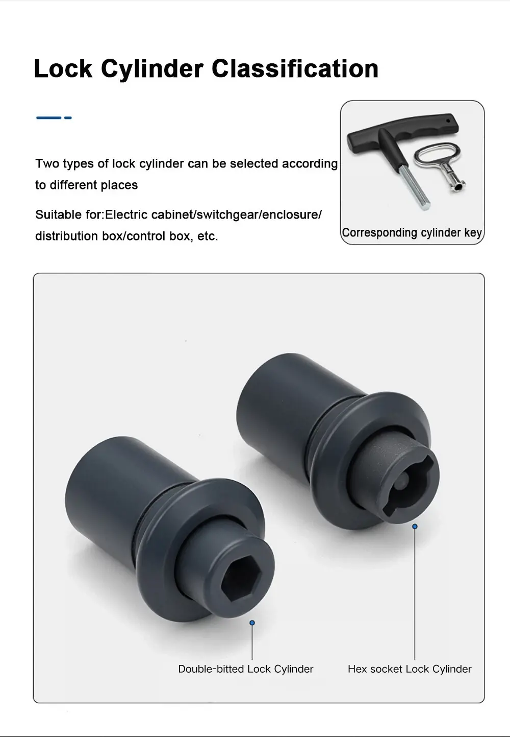 Hex Key Lock For Cabinet Door